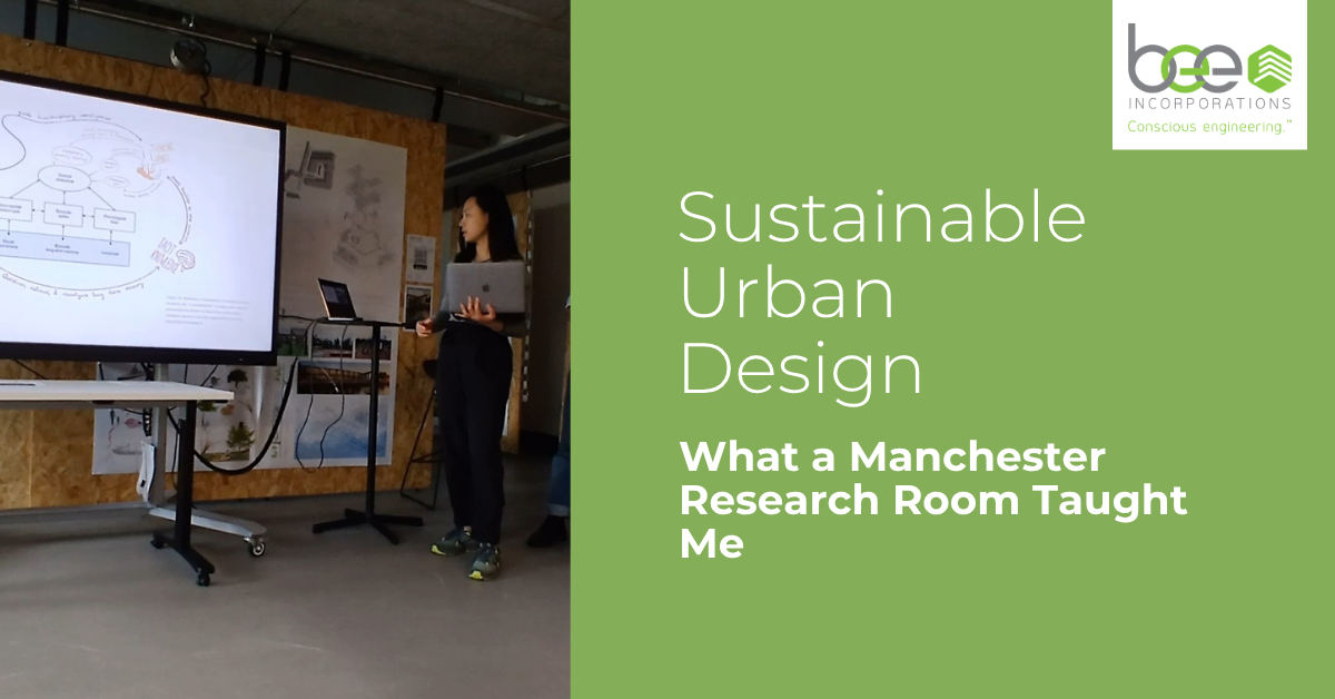 Sustainable urban design blog banner, Jade Wong presenting at Livable Cities 2026 in Manchester